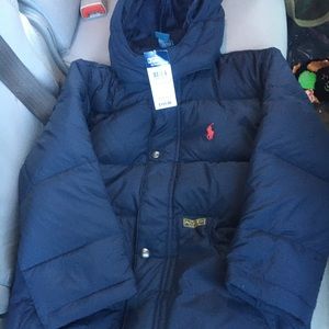 Boys size 6 Polo puffer jacket